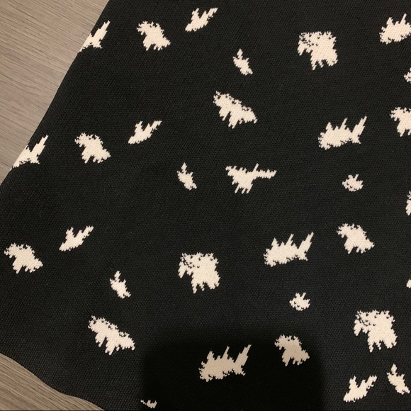 Pink Tartan black white stretchable pencil skirt S - Picture 4 of 9